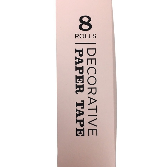 ELUM DESIGNS Washi Paper Tape Decorative Navy Pink 8 Rolls Scrapbooking NWT - Picture 4 of 5